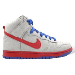 Nike SB Dunk High Medium Grey Varsity Red Old Royal